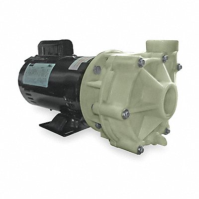 DAYTON 2YER5 Centrifugal Pump PolyP 1P 1 1/2in 3/4hp 37gpm