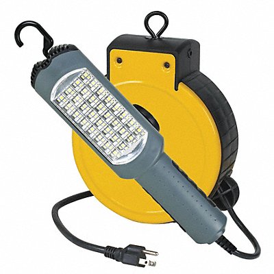 LUMAPRO 2YKR1 Cord Reel w/Lamp LED 25ft 16AWG 120VAC