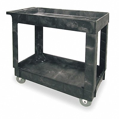 RUBBERMAID COMMERCIAL PRODUCTS FG9T6600BLA Utility Cart 500 lb Load Cap.