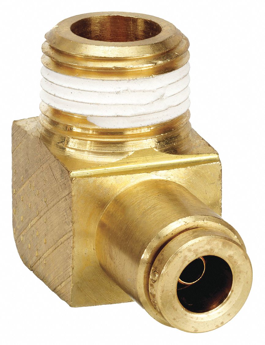 WEATHERHEAD 1869X6X8 Male Elbow 1/2-14 3/8 In Tube Sz