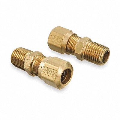 WEATHERHEAD 1468X4 Male Connector 1/8-27 1/4 In Tube Sz