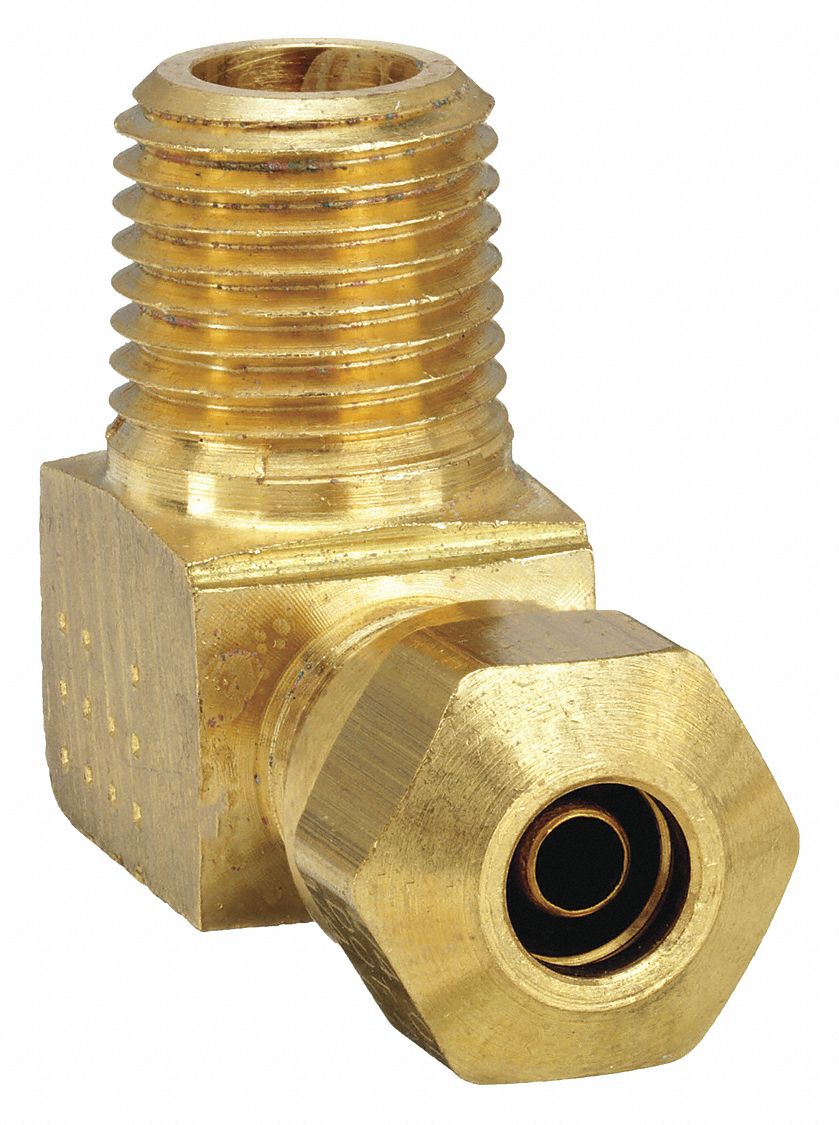 WEATHERHEAD 1469X10X12 Male Elbow 3/4-14 5/8 In Tube Sz
