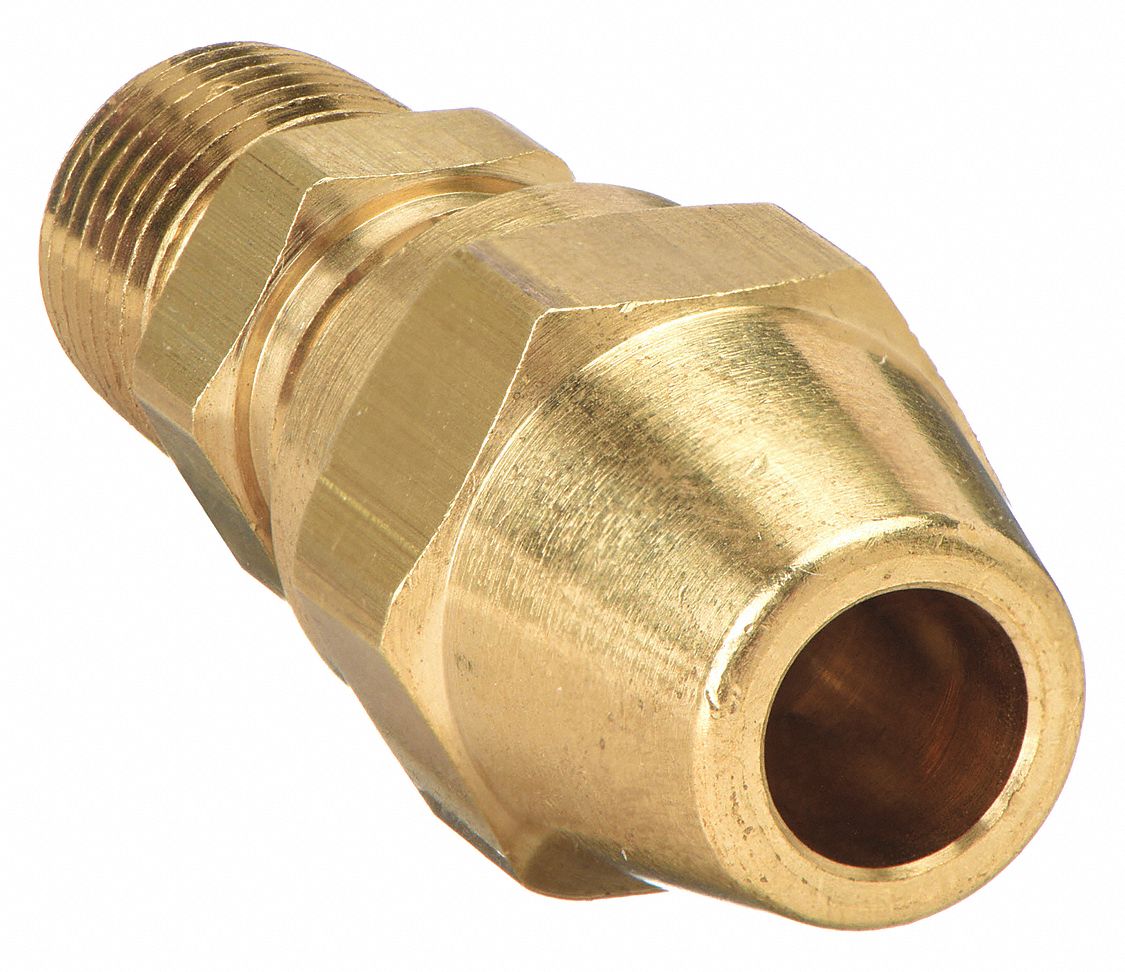 WEATHERHEAD 1368X12 Male Connector 1/2-14 3/4 In Tube Sz