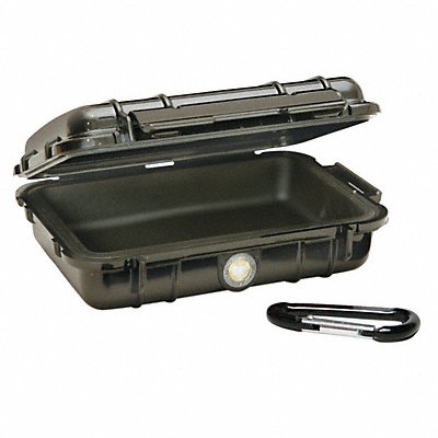 PELICAN 1020S Micro Case Black 6.82 x 4.75 x 2.12 In