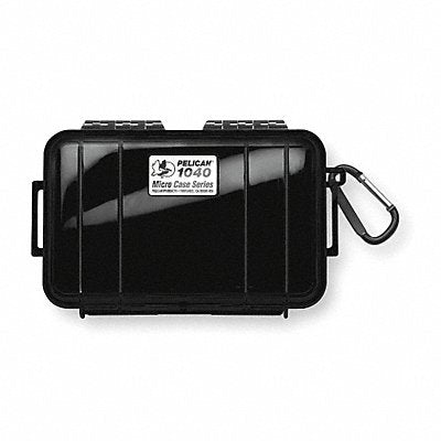PELICAN 1040S Micro Case Blk 6-5/16Hx3-11/16Wx2-3/4D
