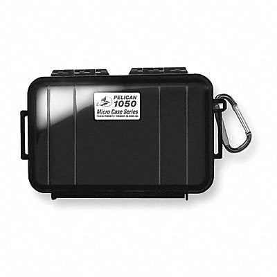 PELICAN 1050S Micro Case Black 7.50 x 5.06 x 3.12 In