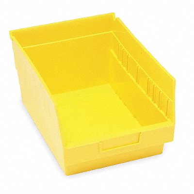 QUANTUM STORAGE SYSTEMS QSB210YL E5734 Shelf Bin Yellow Polypropylene 6 in