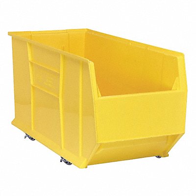 QUANTUM STORAGE SYSTEMS QUS994MOBYL D5572 Mobile Bin Yellow PP 17 1/2 in