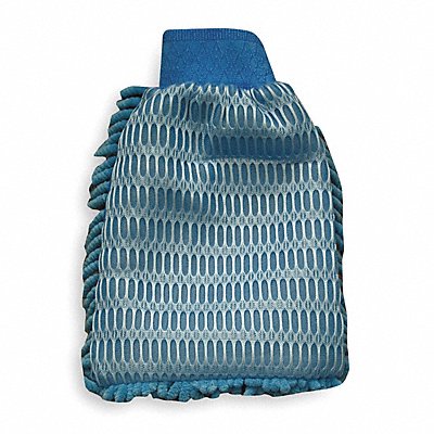 TOUGH GUY 2ZPE1 Scrubbing Mitt 11 1/2 in L Blue