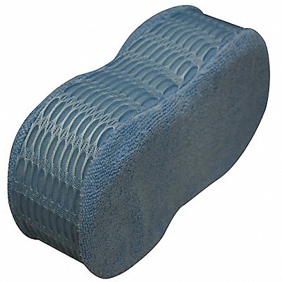 TOUGH GUY 2ZPE3 Scrubber Sponge 9 in L Blue