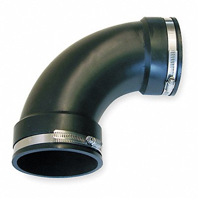 GRAINGER QL400 Flexible 90 Elbow PVC 4 For Pipe Size