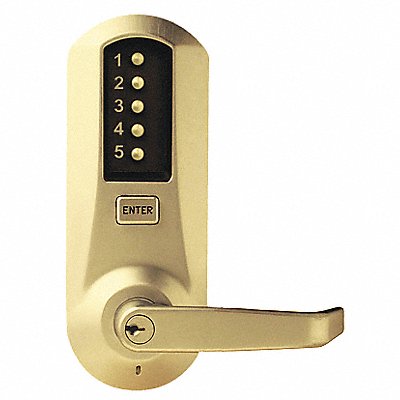 KABA 5021XSWL0441 Push Button Lock Entry Key Override