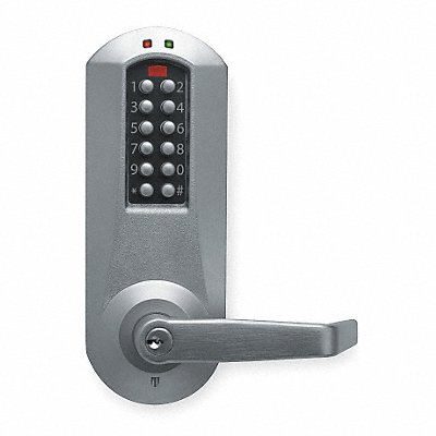 KABA E5031XSWL62641 Electronic Lock Satin Chrome 12 Button