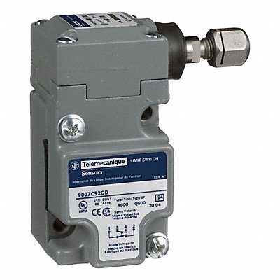 TELEMECANIQUE SENSORS 9007C52GD Plug In Limit Switch Plunger 1NO/1NC