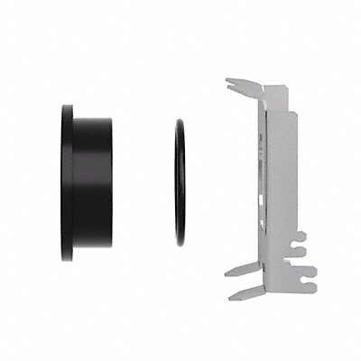 SCHNEIDER ELECTRIC ZB4BZ022 Flush Mounting Kit 30 mm Chrome Metal