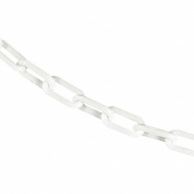 GRAINGER 3000150 Plastic Chain 50 ft L White