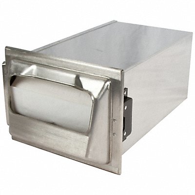 GRAINGER H2000SS12 Napkin Dispenser 5 1/2 in D 13 3/4in H Silver