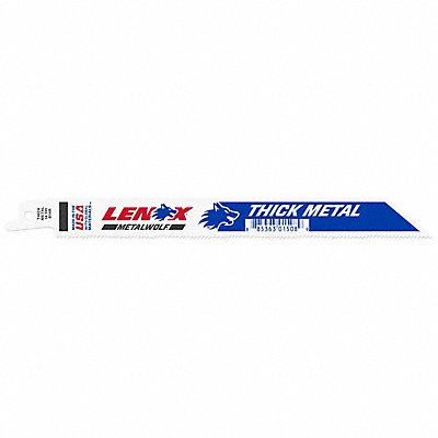 LENOX 1855570 Reciprocating Saw Blades 8 L Steel PK50