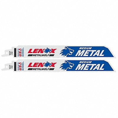 LENOX 24907T9118R Reciprocating Saw Blades 9 in L Steel