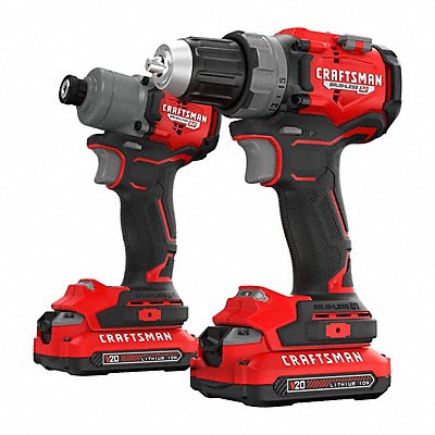 CRAFTSMAN CMCK2530C2 Tool Combo Kit w 2 Batteries and Charger