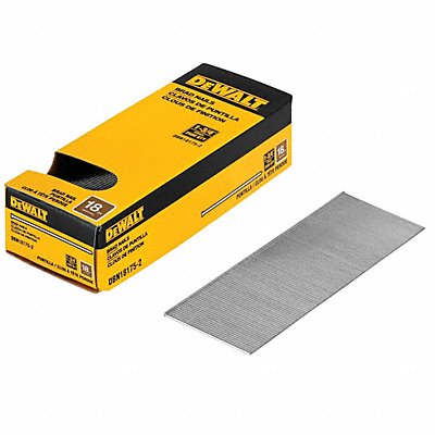 DEWALT DBN181752 Brad Nails Steel Chisel Point 1 3/4 in L