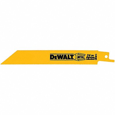 DEWALT DW4813B25 Reciprocating Saw Blade L 6 TPI 24 PK25