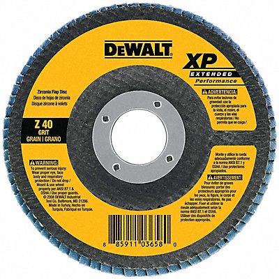 DEWALT DW8251 Fiber Disc 4 1/2 in Dia 7/8in Arbor