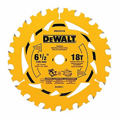 DEWALT DWA261218 6 1/2IN 18T SINGLE BLADE