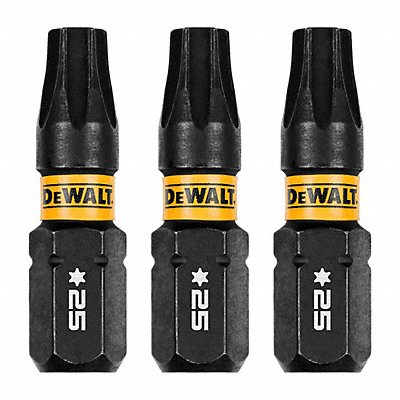 DEWALT DWAF1TX25IR3 Driver Bit L 1 PKG3 BitSize T25