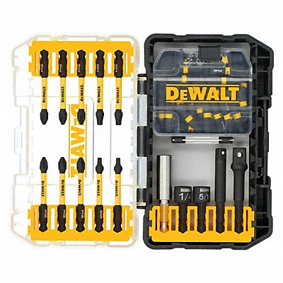 DEWALT DWAFT43SET DriverBitSet 43pcs S2 Steel Shank 1/4