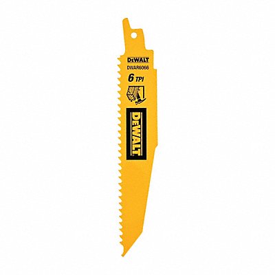 DEWALT DWAR6066 Reciprocating Saw Blade L 6 TPI 6 PK5 Tapered