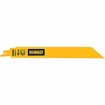 DEWALT DWAR9110 Reciprocating Saw Blade L 9 TPI 10 PK5 Straight