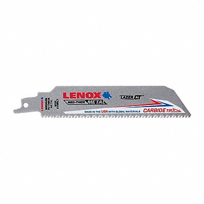 LENOX LXAR6110CT1 Reciprocating Saw Blade L 6 TPI 10 Straight