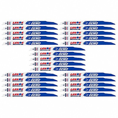 LENOX LXARB1250R Reciprocating Saw Blades 12 in L Steel