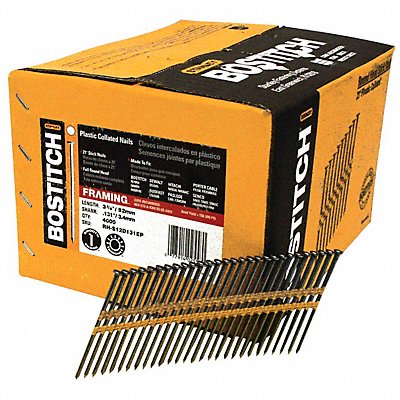 BOSTITCH RHS12D131EP Framing Nail 3-1/4 In PK4000