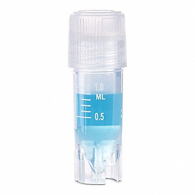 GLOBE SCIENTIFIC 30321 Cryogenic Vial 1 mL 12.2 mm Dia PK500