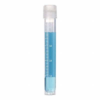 GLOBE SCIENTIFIC 30325 Cryogenic Vial 5 mL 12.2 mm Dia PK500
