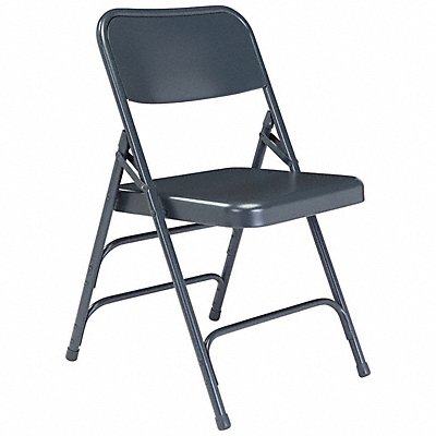 NATIONAL PUBLIC SEATING 304 Folding Chair Blue 18-3/4 in PK4