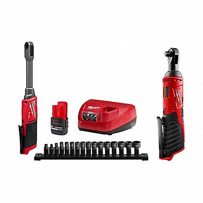 MILWAUKEE 305021245720 M12 FUEL Box Ratchet Kit + M12 Ratchet