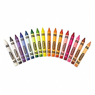 CRAYOLA 520336 Wax Crayons Non-Erasable 1/2 PK16