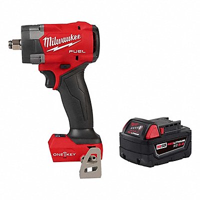 MILWAUKEE 30612048111850 M18 FUEL Impact Wrench+M18 XC5.0 Battery
