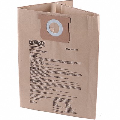 DEWALT DXVA194101 Dust Bag for 6-16gal. Wet/Dry Vac PK3