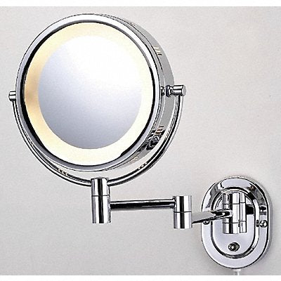 SEE ALL INDUSTRIES HLCSA895 Lighted Makeup Mirror 10 in W 13 in H