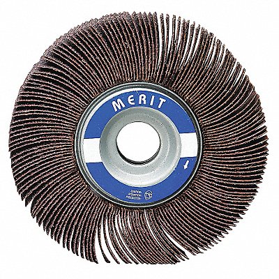 MERIT 8834137320 Flap Wheel 1 3/8 in Dia 5/8 in W P60