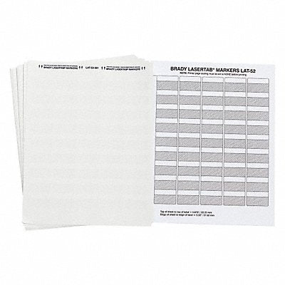 BRADY LAT523611 Laminating Wire and Cable Markers PK23