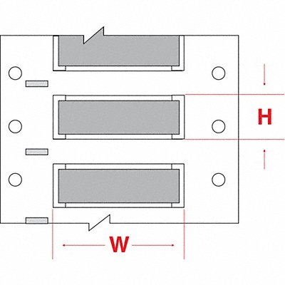 BRADY PS250150GYS Wire Marker Wire Sleeve PermaSleeve(R)