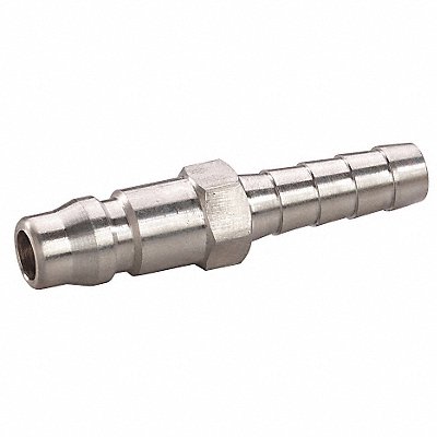 SPEEDAIRE 30E588 Quick Connect Plug 1/4 Body 3/8 Barb