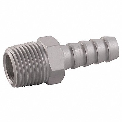 SPEEDAIRE 30E641 Barbed Hose Fitting Hose ID 1/4 NPT