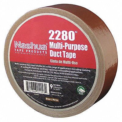 NASHUA 2280 Duct Tape Brown 1 7/8 in x 60 yd 9 mil