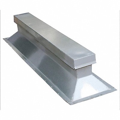 GRAINGER 30F450 4ft L 3.6 H 8 W Steel Roof Mounting Rail